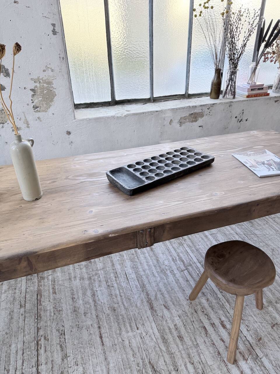 Farm table in pine 1950 250cm