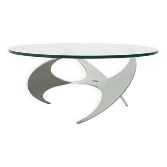 Propeller coffee table by Ronald Schmitt, 1960s