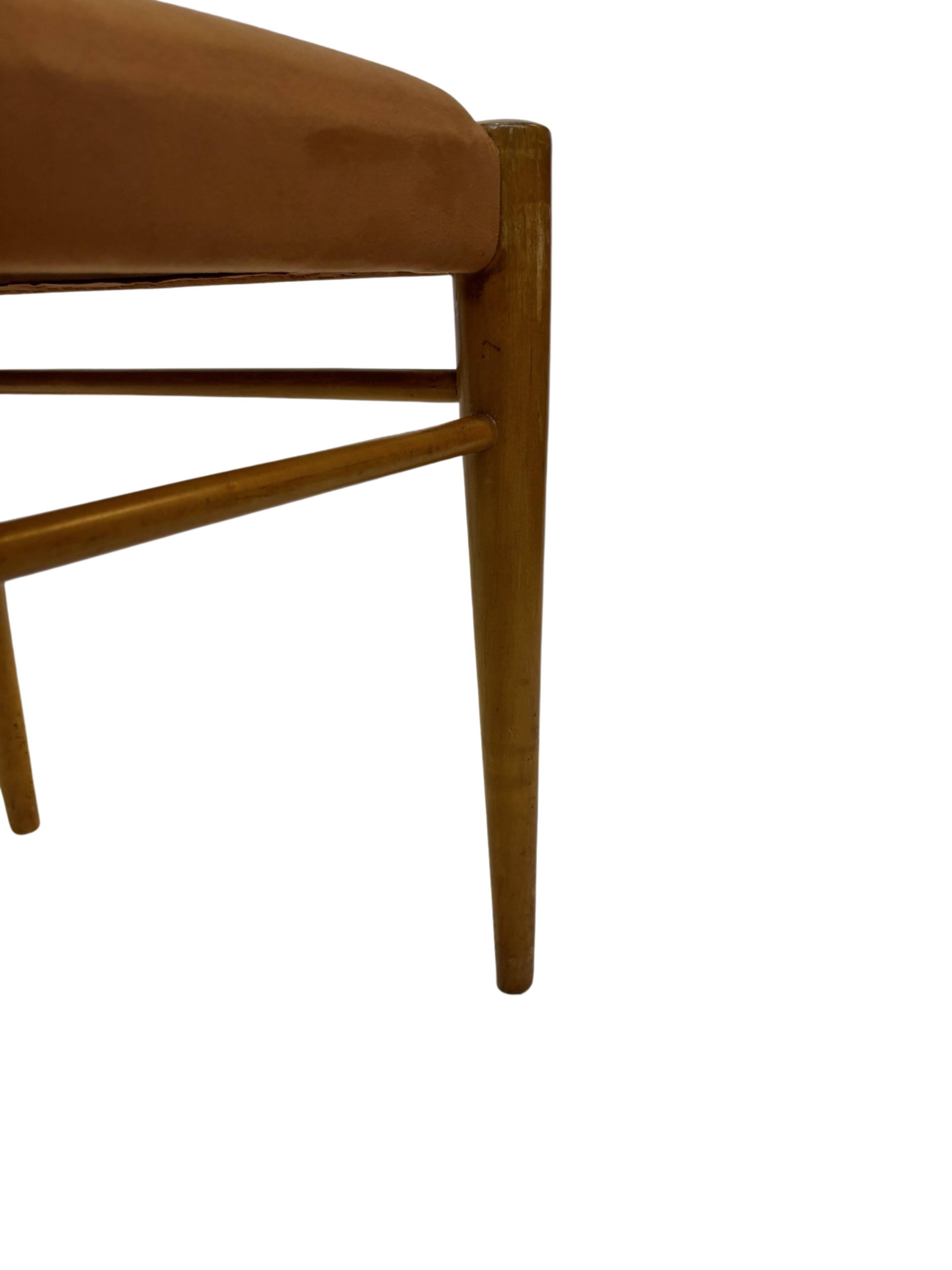 Set of 4 vintage chairs Cees Braakman Pastoe ST09 50's