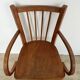 Curved wooden child's armchair - early 20th century