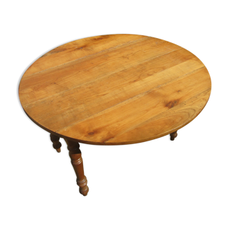 Table ronde merisier 19ème