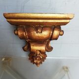Wall lamp console gilded wood early XXem