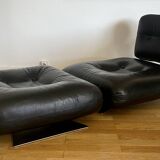 Lounge Alta low and its ottoman By Oscar Niemeyer for international furniture -