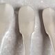 Set of 12 dessert forks and a cake server.