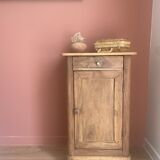 Bedside table / side table old solid wood (oak)