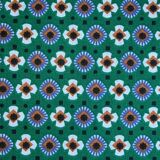 Vintage green oak chest of drawers from the 1960s.