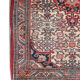 Handmade Persian Rug Antique Sarough Carpet 62x103cm