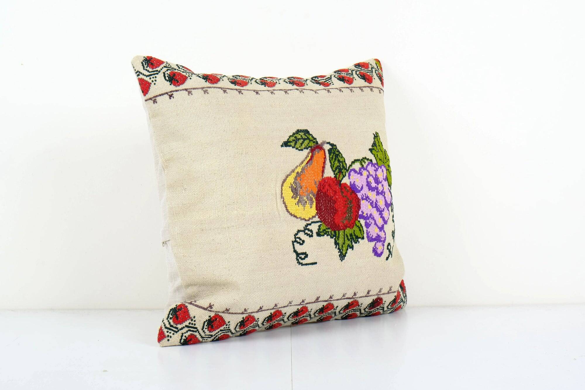 Vintage kilim cushion cover 51x56 cm