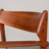 Danish Teak Desk- Armchair by Erik Buch for Oddense Maskinsedkeri, 1960s