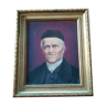 Oil on canvas , portrait man of law , framed