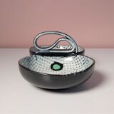 Italian ceramic serving bowl by aldo londi for bitossi 1950's