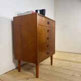 Small teak chest of drawers – Danish mid-century modern design, 1960s