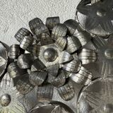 Vintage Mexican metal large mirror