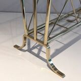 Brass magazine rack. Maison Jansen