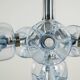 Chandelier, Italian design, Murano glass, 1970s, made in Italy.