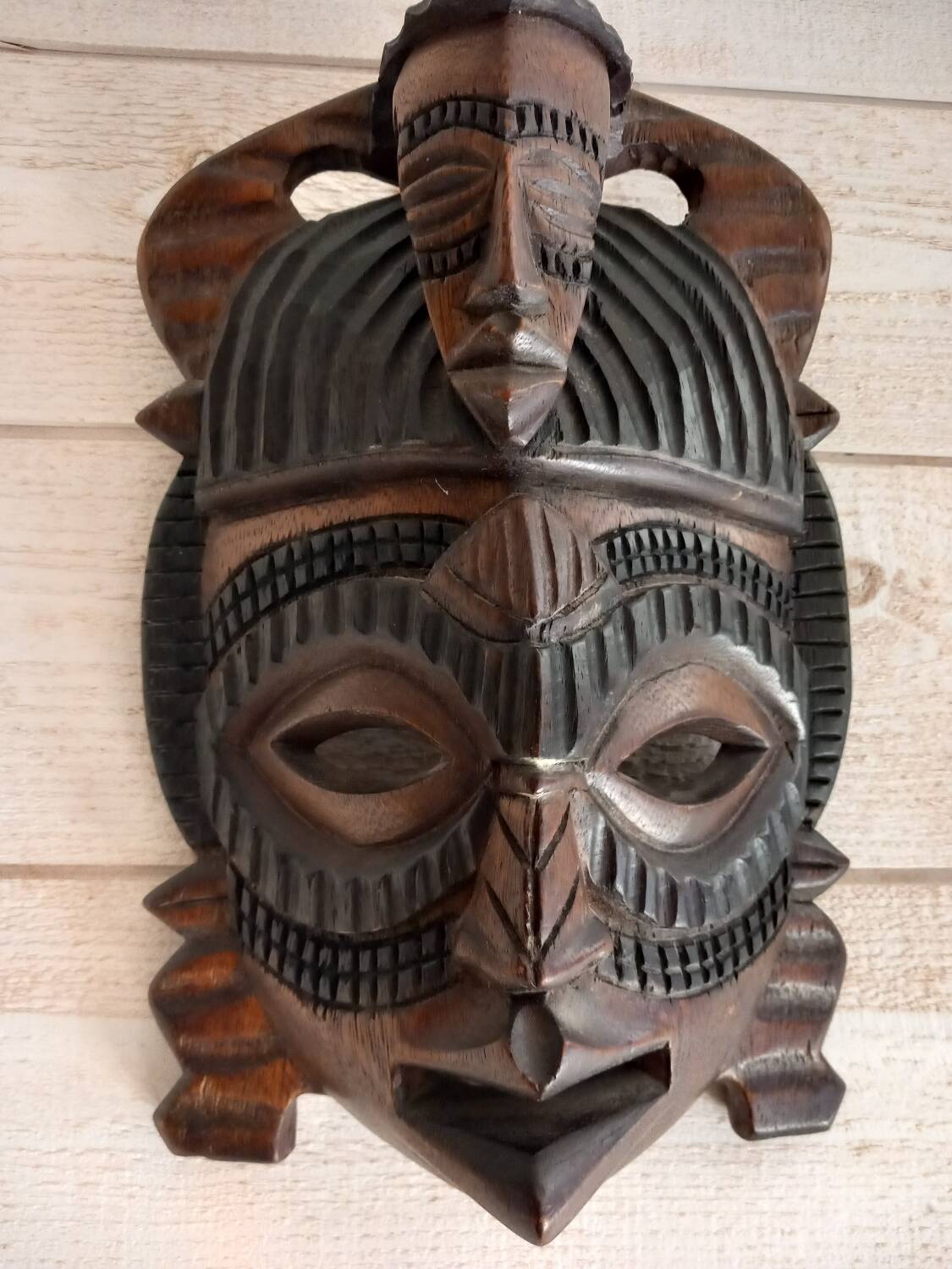 Wooden tribal mask