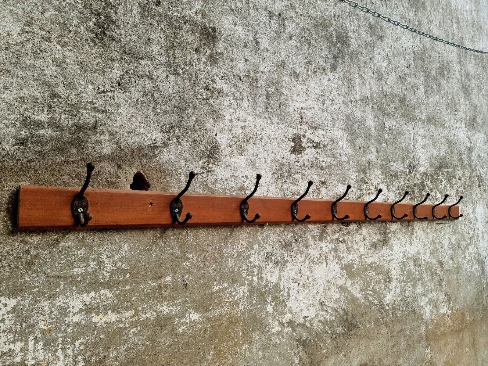 Old coat rack wall coat rack