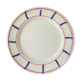 Ancienne assiette basque peinte à la main