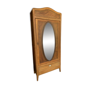 Armoire art déco miroir - ovale