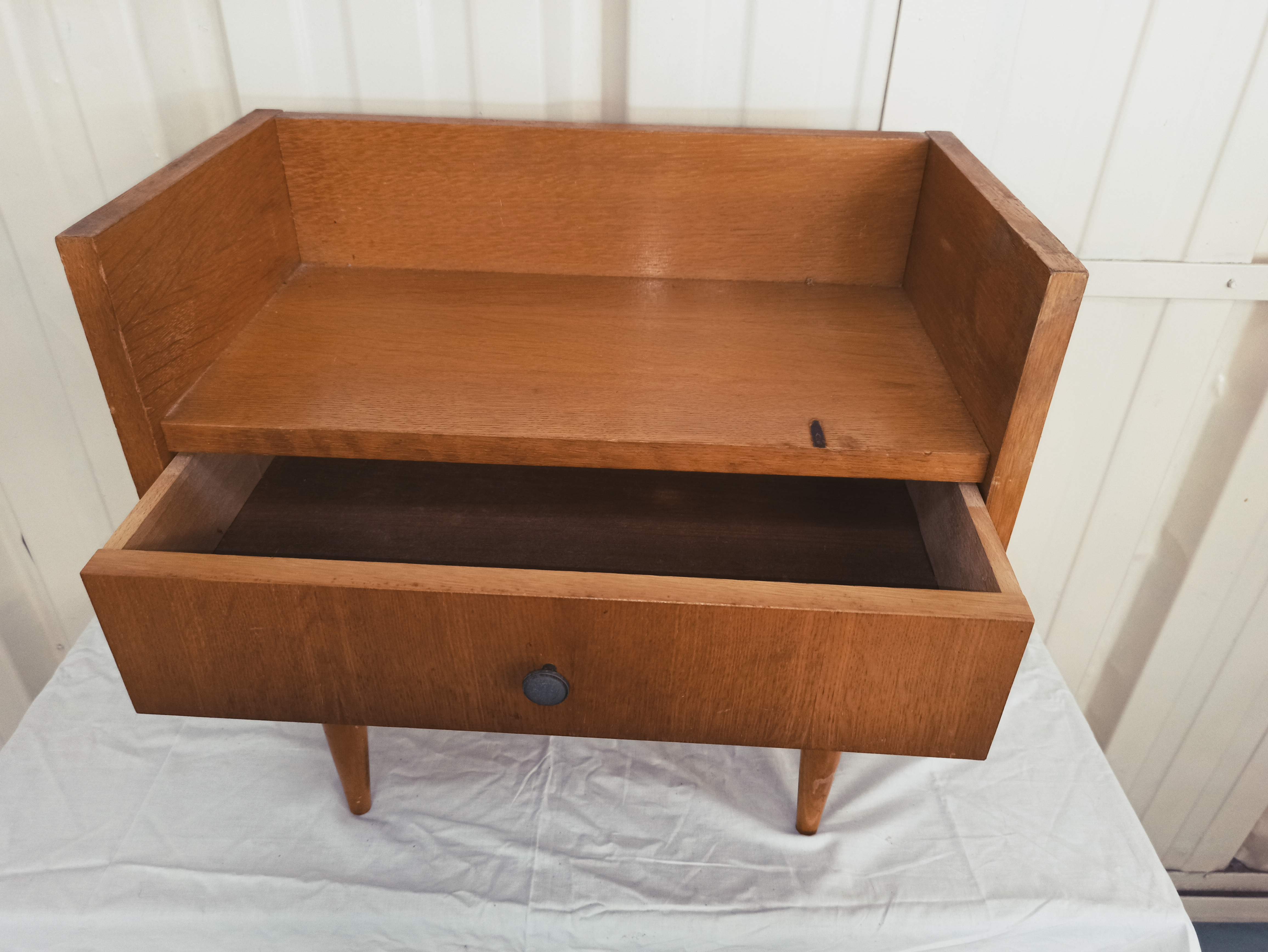 Bedside table, Scandinavian style 50s