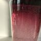 Purple bubble glass vase
