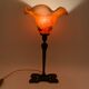 Art Nouveau Bronze style lamp and glass pasta