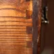 Louis XV style bedside table in marquetry rosewood