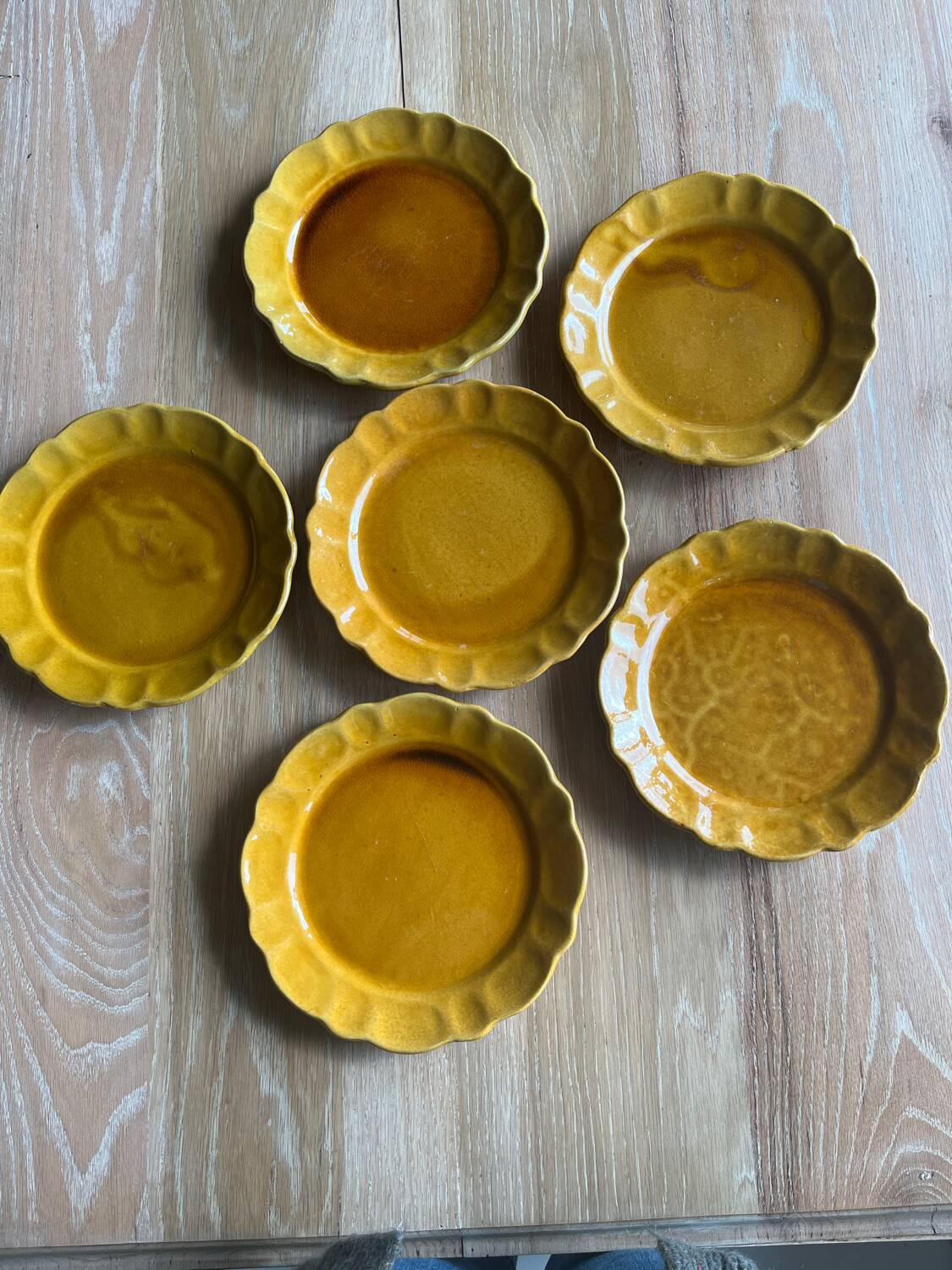 Set of 6 Aegitna Vallauris dinner plates