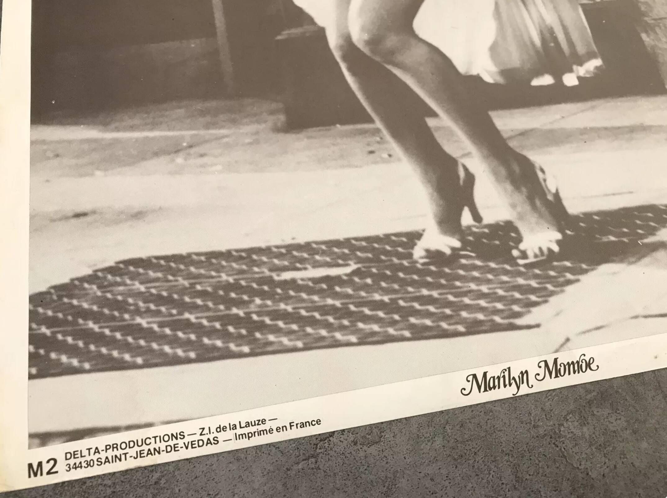 Poster, vintage photograph poster MARYLIN MONROE, M2 Delta-Productions