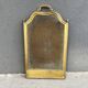 19th-century fireplace screen by Bouhon Frères in brass