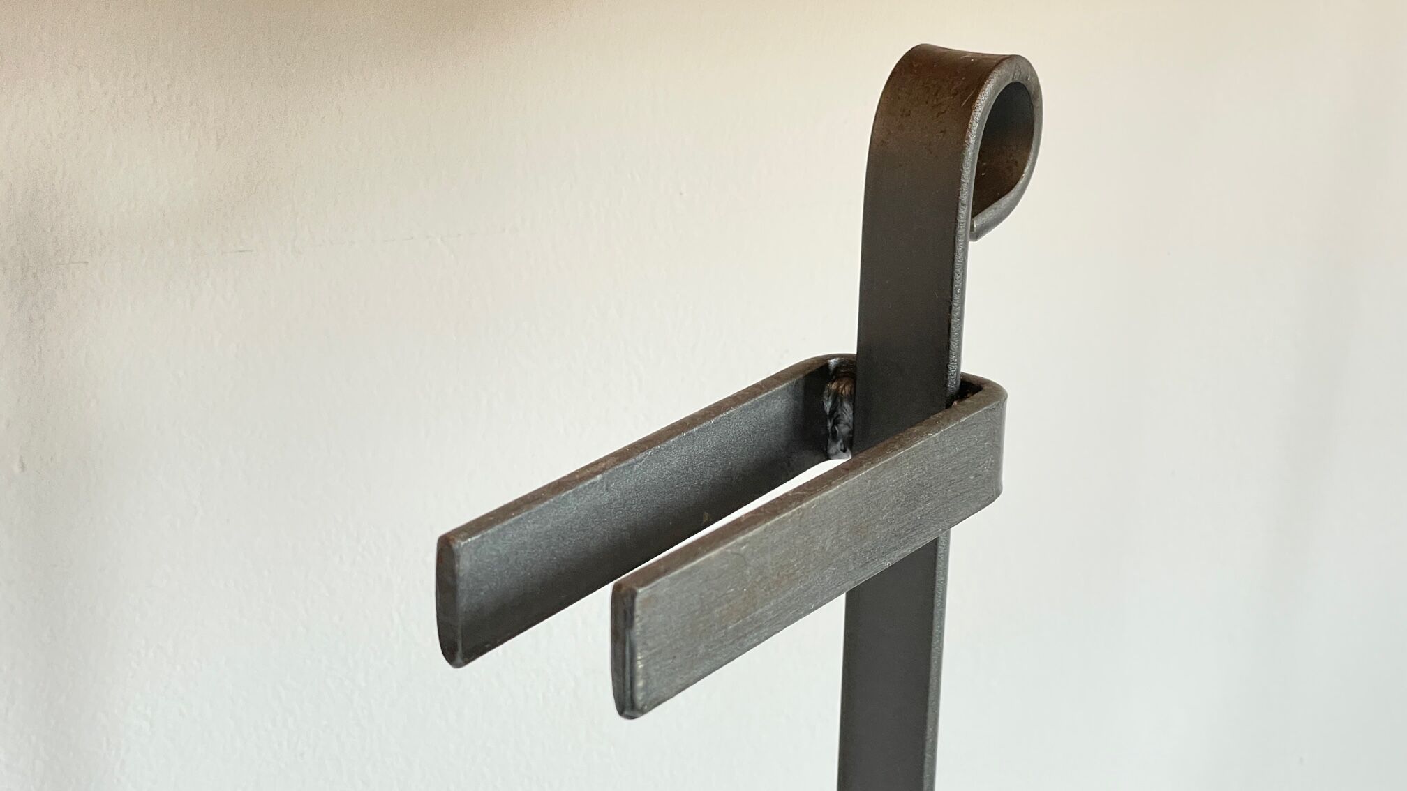 Brutalist Match Holder Steel Chimneys VINTAGE