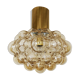 Bubble glass pendant lamp by Helena Tynell for Glashütte Limburg
