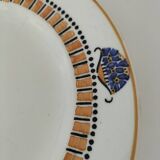 Longwy art deco piedouche dish