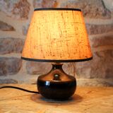 Bedside lamp foot in glazed stoneware François Baumlin