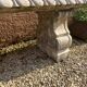 Stone garden bench