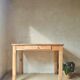 Antique solid wood desk in chic country style