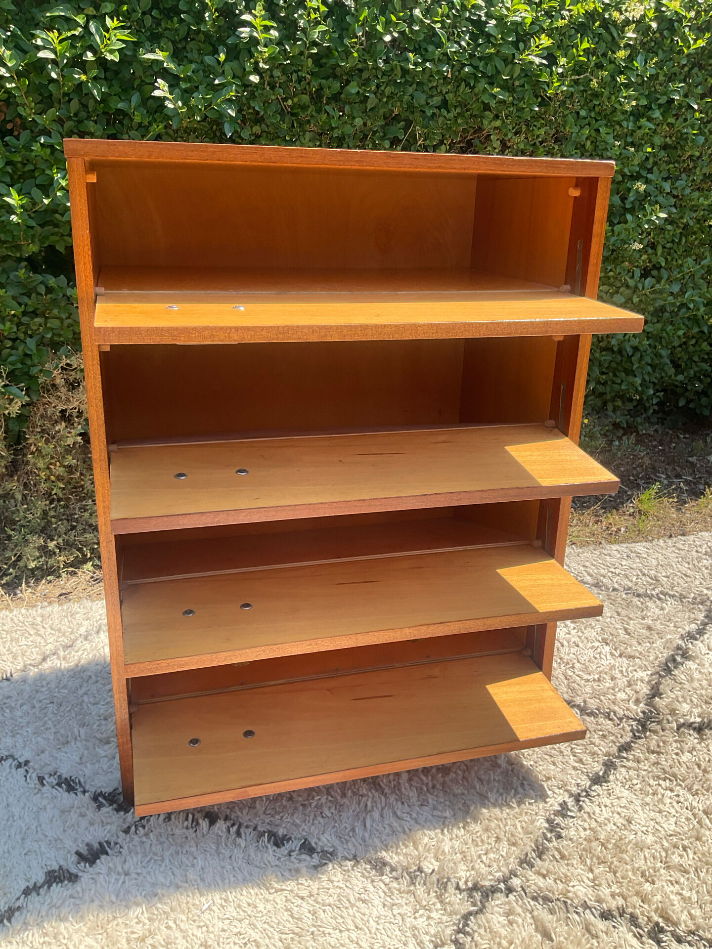 Vintage shoe cabinet from the 1970s.