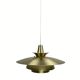 Danish scandinavian brass UFO pendant, 1970s