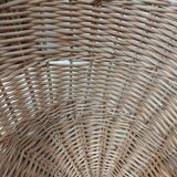Large vintage wicker basket