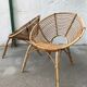 Paire de fauteuils en rotin