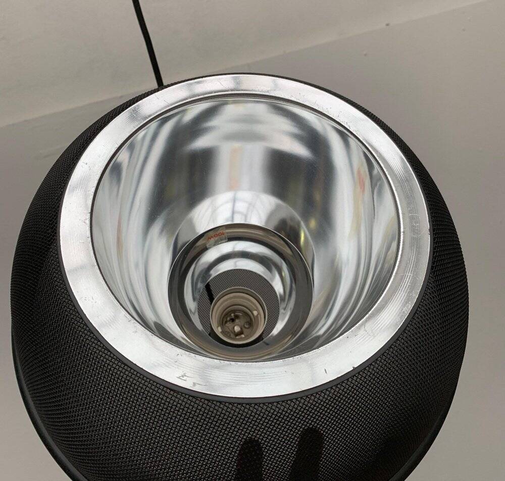 German Vintage Mesh Ceiling Lamp Space Age by Roger Tallon for Erco