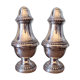 Silver salt and pepper shakers