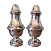 Silver salt and pepper shakers