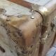 Malle auto travel trunk made of pigskin