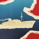 Affiche Marseillaise Messagerie Maritimes
