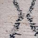 Authentique tapis Berbère Béni Ouarain Vintage Bouclé 320/210