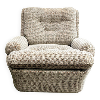 Space Age velvet armchair