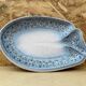 Old vallauris dish by jean austruy fish shape ceramic blue gray #b654