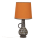 Vintage 1960s ceramic floor lamp, west germany design