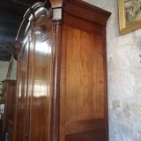 Cherry cabinet with columns